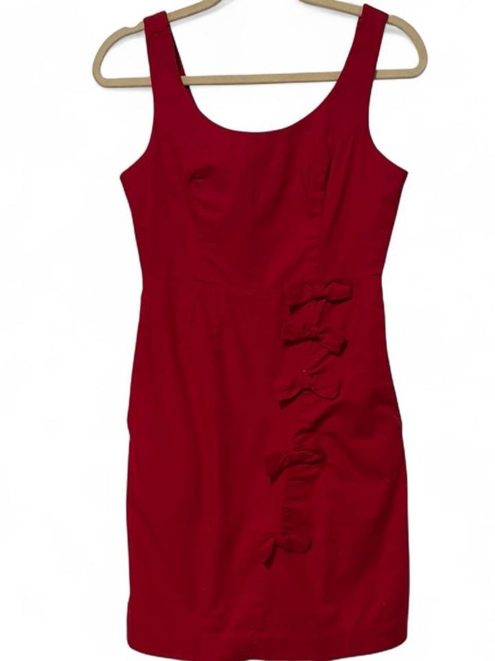 Anthropologie Moulinette Soeurs adorable red dress with‎ bow detail. Size: 2